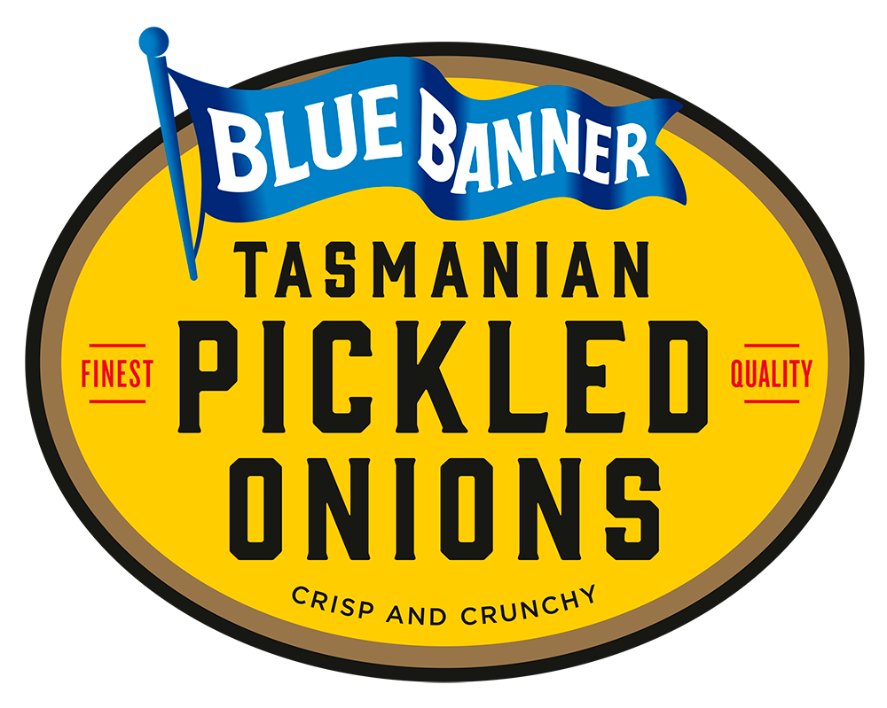 Blue Banner Pickled Onions Logo Colour
