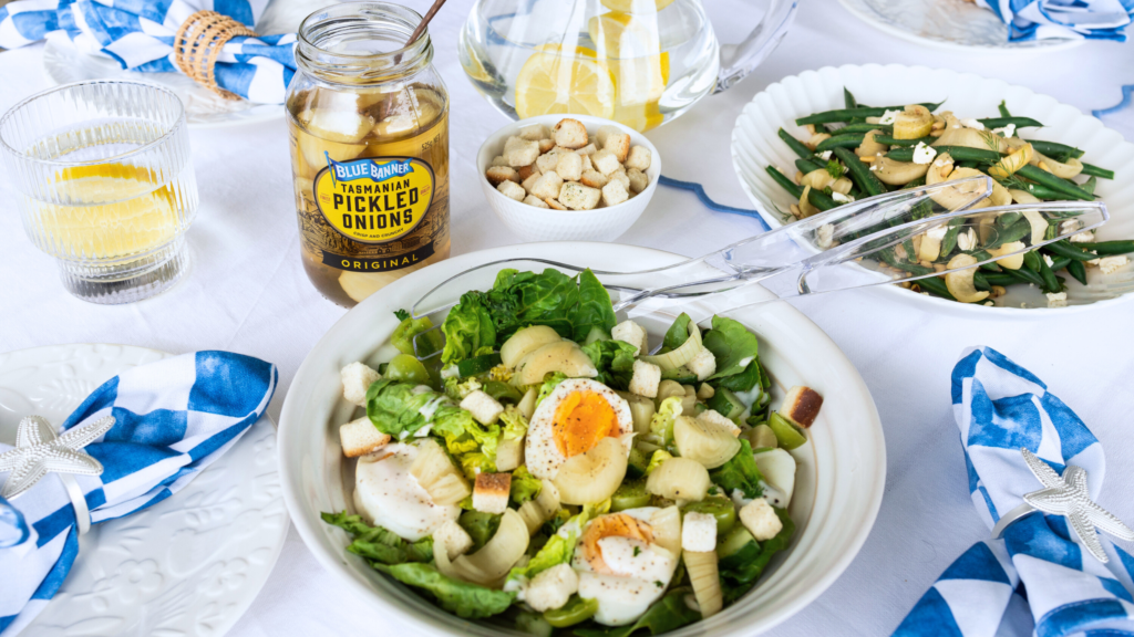 Spring Garden Salad | Blue Banner