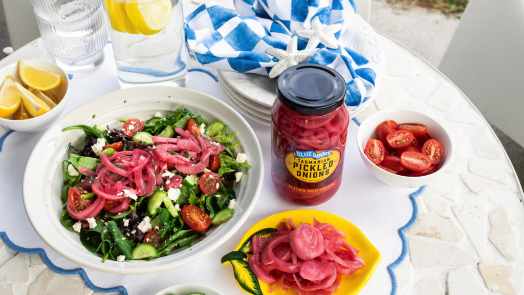 Summer Garden Salad | Blue Banner