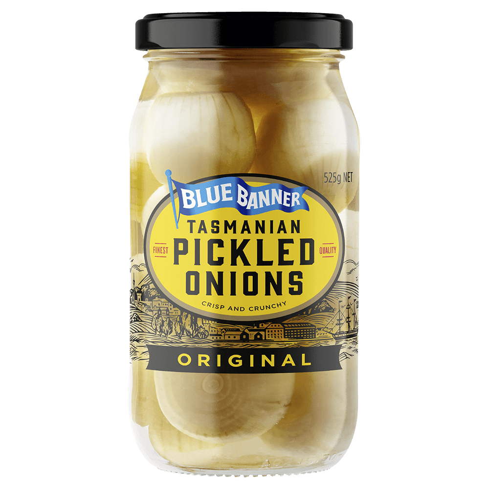 Blue Banner Picked Onions Original flavour